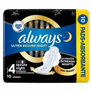 ALWAYS Hygienické vložky Secure Night S4 10 kusů obraz