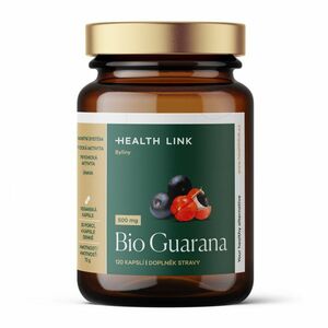 HEALTH LINK Guarana 500 mg BIO 120 kapslí obraz