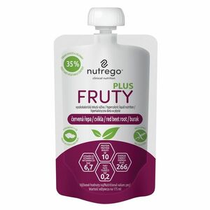 NUTREGO Fruty plus výživa červená řepa 4 x 175 ml obraz