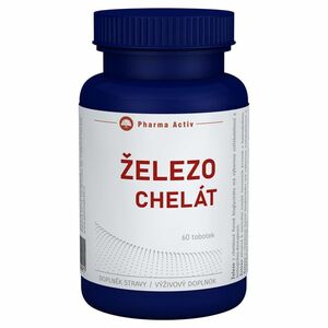 PHARMA ACTIV Železo chelát 60 tobolek obraz