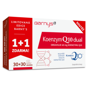 BARNY´S Koenzym Q10 dual limitovaná edice 30 + 30 kapslí ZDARMA obraz