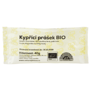 NATURAL JIHLAVA Kypřící prášek bez fosfátu natural 40 g BIO obraz