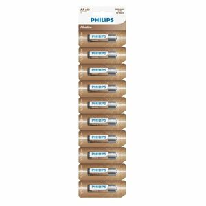 PHILIPS LR6AL10S/10 Entry Alkaline tužkové baterie 10 kusů obraz