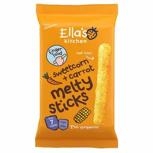 ELLA'S KITCHEN Křupavé tyčky s kukuřicí a mrkví BIO 16 g obraz