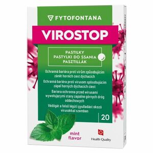 VIROSTOP Pastilky máta 20 kusů obraz