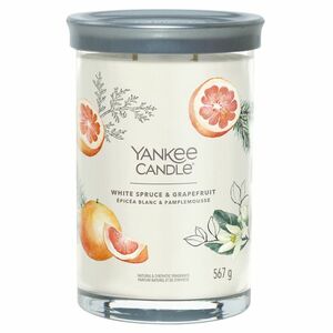 YANKEE CANDLE Signature Tumbler velký White Spruce & Grapefruit 567 g obraz