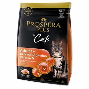 PROSPERA PLUS Adult 1+Chicken Delicate Digestion Krmivo pro kočky 1 kus, Hmotnost balení (g): 2 kg obraz