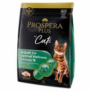 PROSPERA PLUS Adult 1+ Chicken Optimal Wellness krmivo pro kočky 1 kus, Hmotnost balení (g): 2 kg obraz