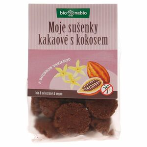 BIO NEBIO Moje sušenky kakaové s kokosem BIO 130 g obraz