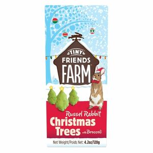 SUPREME Tiny Friends Farm Christmas trees pamlsky s brokolicí 120 g obraz