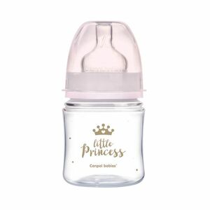 CANPOL BABIES Lahev se širokým hrdlem ROYAL BABY růžová 120 ml obraz