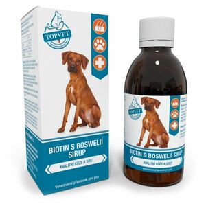 TOPVET Biotin s boswelií sirup pro psy 200 ml obraz