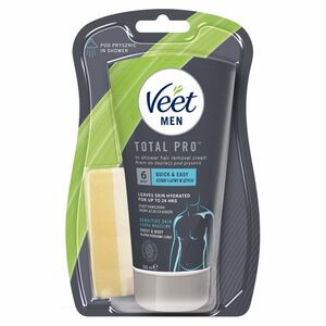 VEET Depilační krém do sprchy pro citlivou pokožku Men Silk & Fresh 150 ml obraz