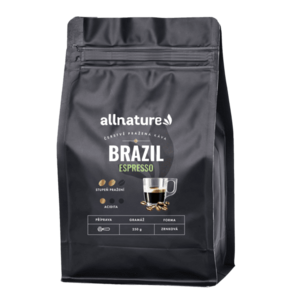 ALLNATURE Káva brazil espresso 250 g obraz