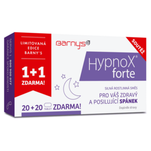 BARNY´S HypnoX forte limitovaná edice 20 + 20 tablet ZDARMA obraz