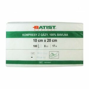 BATIST Gáza kompresní nesterilní 10 x 20 cm 100 kusů obraz