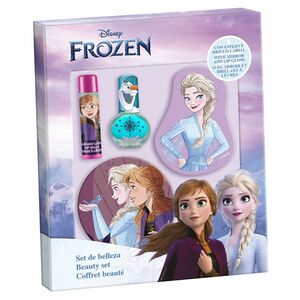 EP LINE Frozen beauty set zrcátko + balzám na rty + lak na nehty + lesk na rty obraz