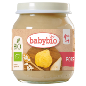 BABYBIO Bio hruška 4m+ 130 g obraz