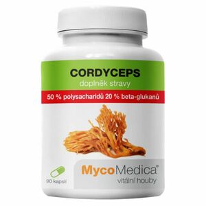 MYCOMEDICA Cordyceps 50% 90 vegan rostlinných kapslí obraz