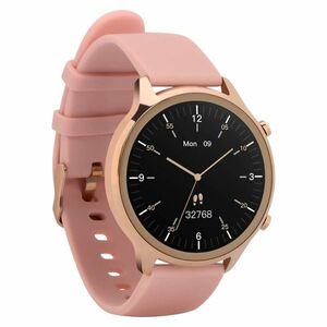 GARETT ELECTRONICS Smartwatch Veronica zlatá růžový řemínek chytré hodinky obraz