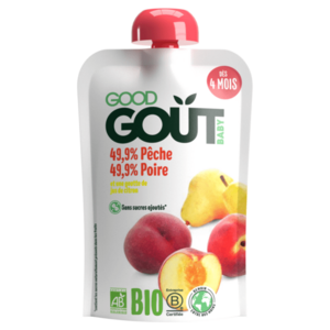 GOOD GOUT Broskev s hruškou od 4.měsíce BIO 120 g obraz