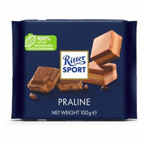 RITTER SPORT Mléčná čokoláda 100 g obraz