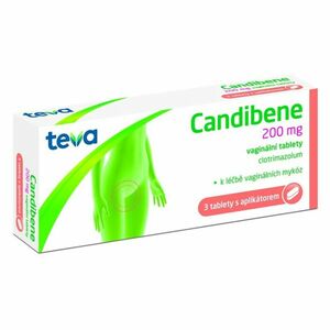 CANDIBENE Vaginální tabletky 200 mg 3 tablety obraz