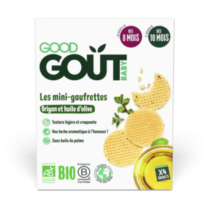 GOOD GOUT Bio wafle s oregánem a olivovým olejem 8m+ 24 g obraz