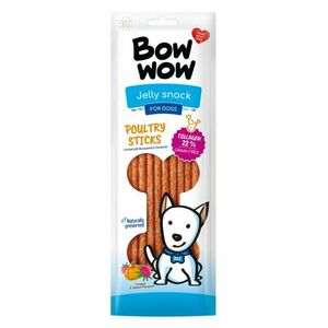 BOW WOW Jelly snack Drůbeží tyčinky pamlsky pro psy 10 ks obraz