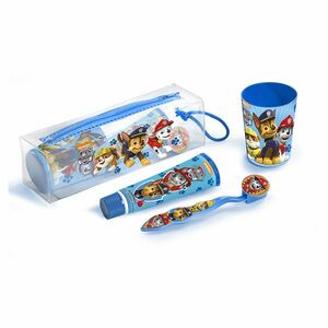 EP LINE Paw Patrol set dentální hygieny zubní kartáček + zubní pasta + sklenička obraz