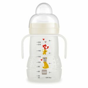 MAM Lahev trainer 4m+ bílá 220 ml obraz