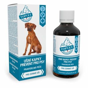 TOPVET Prevent ušní kapky pro psy 50 ml obraz