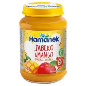 HAMÁNEK Kojenecká výživa ovocná svačinka mango a jablko 6m+ 190 g obraz