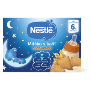 NESTLÉ Mlíčko s kaší Sušenkové od 6.měsíce 2x 200 ml obraz