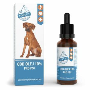 TOPVET CBD olej 10% pro psy 10 ml obraz