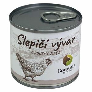 BOHEMIA PET FOOD Vývar slepičí s kousky masa pro psy 140ml obraz