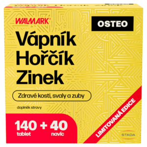 WALMARK Vápník Hořčík Zinek Osteo 140 + 40 tablet NAVÍC obraz