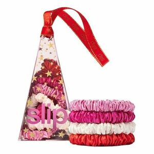 SLIP - 4 Pure Silk Scrunchies – Ornament skinny obraz