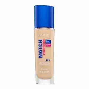 Rimmel London Match Perfection 24HR SPF20 Foundation 081 Fair Ivory tekutý make-up pro sjednocenou a rozjasněnou pleť 30 ml obraz