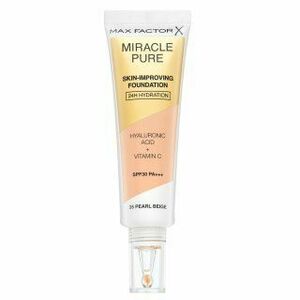 Max Factor Miracle Pure Skin-Improving Foundation dlouhotrvající make-up s hydratačním účinkem 35 Pearl Beige 30 ml obraz