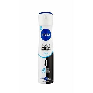 Nivea Black & White Invisible Pure antiperspirant ve spreji pro ženy 150 ml obraz