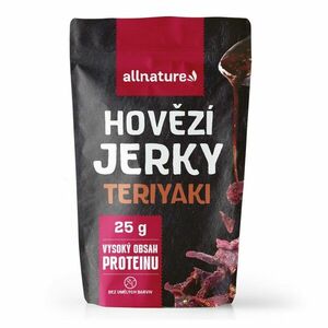 Allnature BEEF Teriyaki Jerky sušené hovězí maso 25 g obraz