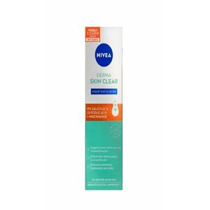 Nivea Derma Skin Clear noční exfoliator 40 ml obraz