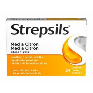 Strepsils Med a citron 24 pastilek obraz