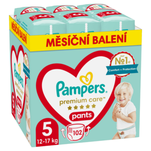 Pampers Premium Care Pants vel. 5 12–17 kg plenkové kalhotky 102 ks obraz