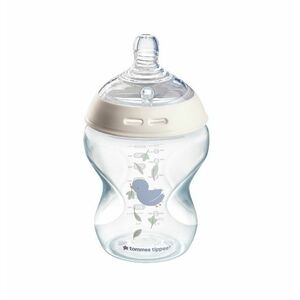 Tommee Tippee Natural Start Samosterilizační kojenecká lahev s Anti-Colic savičkou Pomalý průtok 0m+ 260 ml 1 ks ptáček obraz