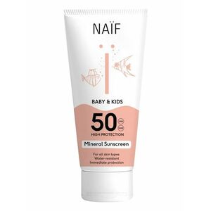 NAIF Ochranný krém na opalování pro děti a miminka SPF50 175 ml obraz