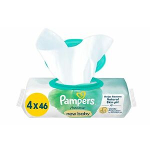 Pampers Harmonie New Baby vlhčené ubrousky 4x46 ks obraz