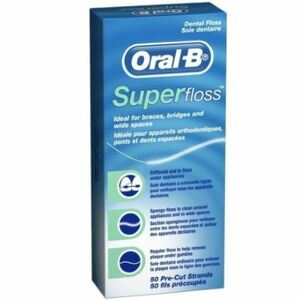 Oral-B SuperFloss zubní nit voskovaná 50 ks obraz