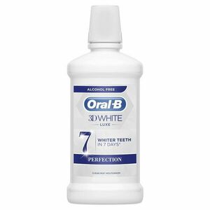 Oral-B 3D White Luxe Perfection ústní voda bez alkoholu 500 ml obraz